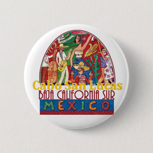 CABO SAN LUCAS Mexico 6 Cm Round Badge (Front)