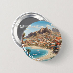 Cabo San Lucas Mexico Beach Ocean Trip 6 Cm Round Badge