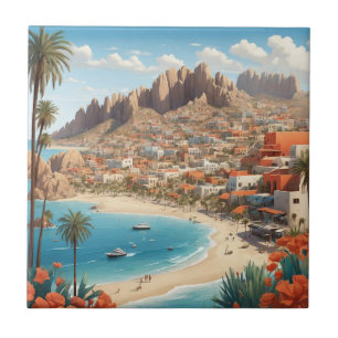 Cabo San Lucas Mexico Beach Ocean Trip Ceramic Tile