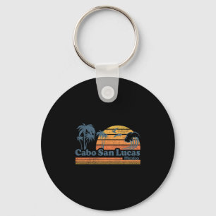Cabo San Lucas Mexico Beach Summer Vacation Vintag Key Ring