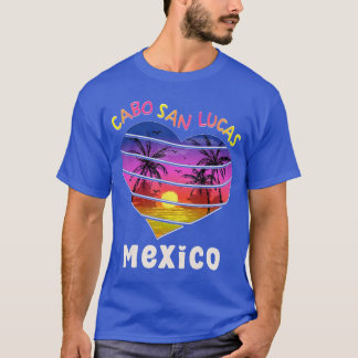 Cabo San Lucas Mexico Beach Surf Heart Girls Famil T-Shirt