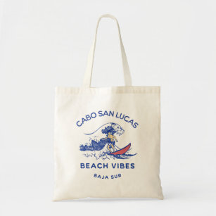 Cabo San Lucas Mexico Beach vibes Surfer vintage Tote Bag