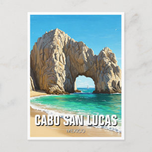 Cabo San Lucas Mexico El Arco Travel Postcard