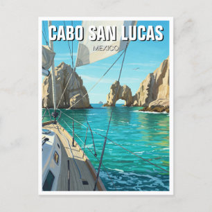 Cabo San Lucas Mexico El Arco Travel Postcard
