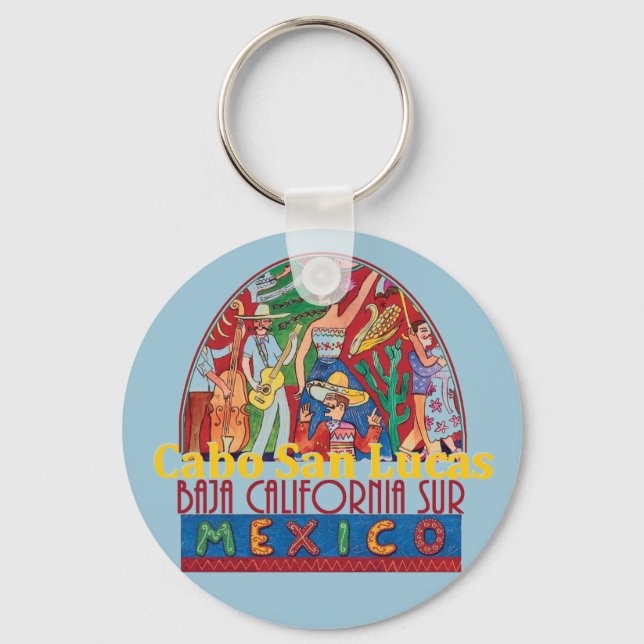 CABO SAN LUCAS Mexico Keychain (Front)