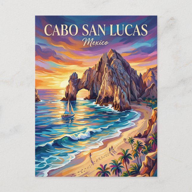Cabo San Lucas Mexico Postcard (Front)