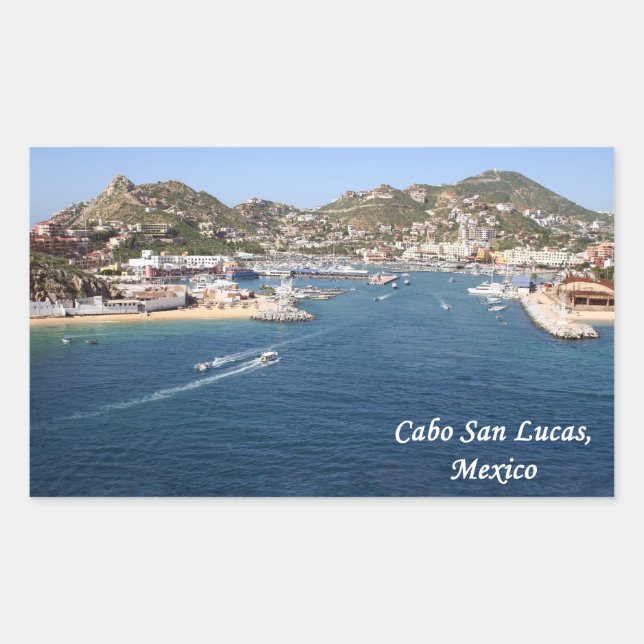 Cabo San Lucas, Mexico Rectangular Sticker (Front)