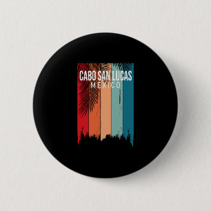 Cabo San Lucas Mexico Retro 6 Cm Round Badge