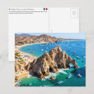 Cabo San Lucas, Mexico Travel Postcard