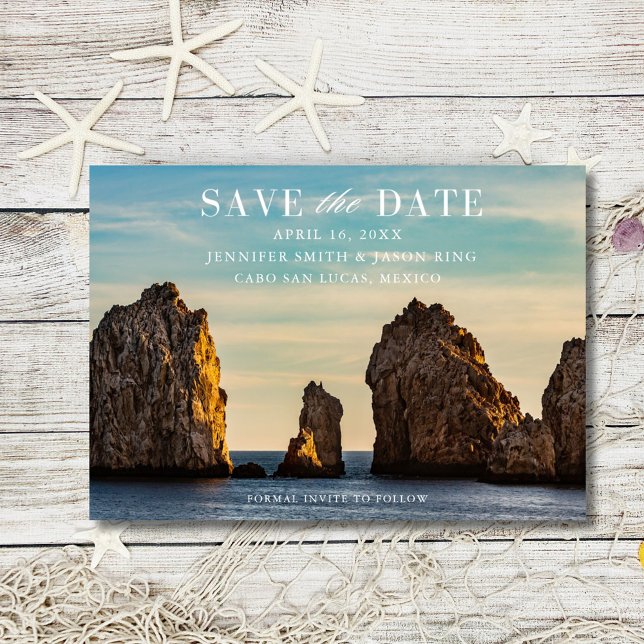 Cabo San Lucas Mexico Wedding Save The Date (Cabo San Lucas Mexico Wedding Save The Date)