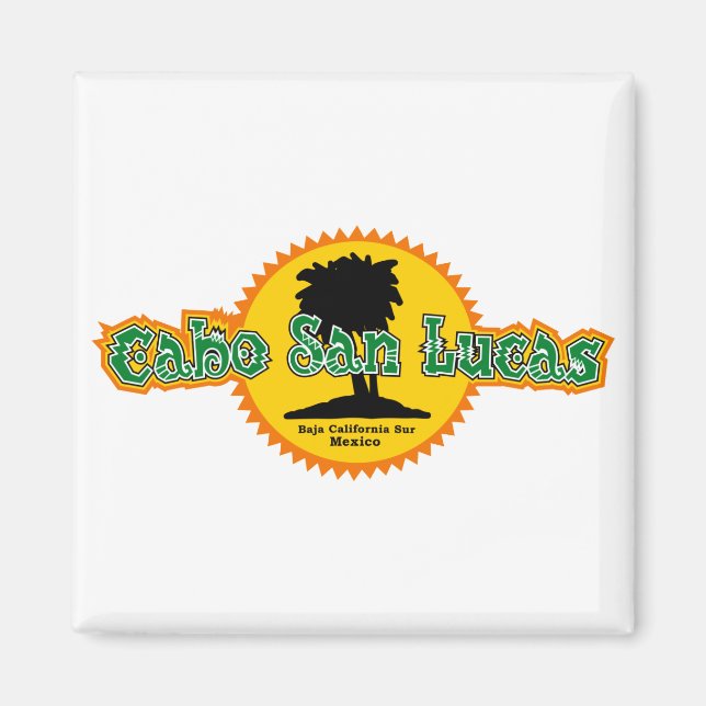 Cabo San Lucas Sun Magnet (Front)