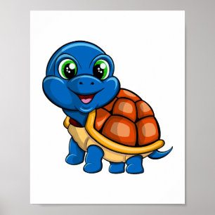 Cabo San Lucas Tribal Turtle Poster