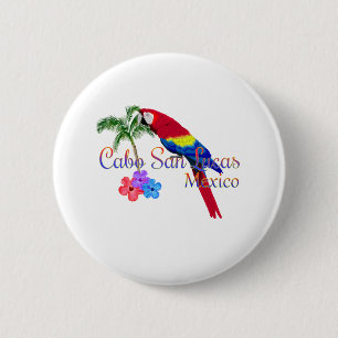 Cabo San Lucas Tropical Beach 6 Cm Round Badge
