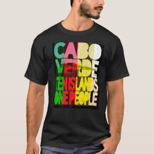 Cabo Verde 10 Islands 1 People Rasta T-Shirt
