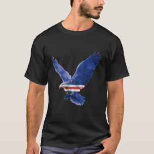 Cabo Verde Cape Verdean Roots Cape Verde Flag T-Shirt