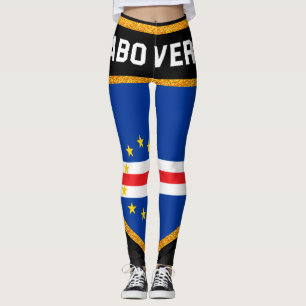 Cabo Verde Flag Leggings