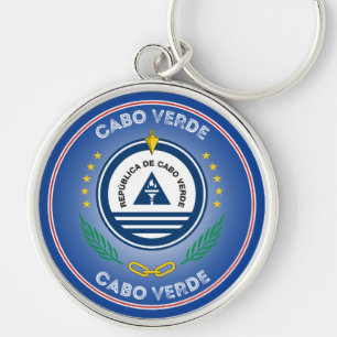 Cabo Verde Heritage Emblem Key Ring