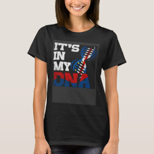 Cabo Verde Its in my DNA Cabo Verdean flag Cape Ve T-Shirt