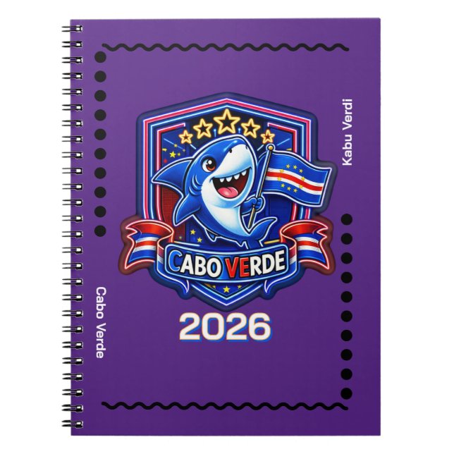 Cabo Verde Kids Notebook (Front)