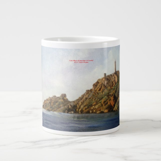 Cabo Vilano (Camariñas - Coruña) Large Coffee Mug (Front)