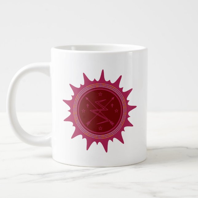 Caboclo de Iansã Large Coffee Mug (Left)