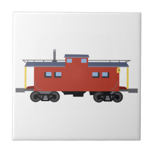 Caboose Ceramic Tile