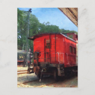 Caboose Postcard