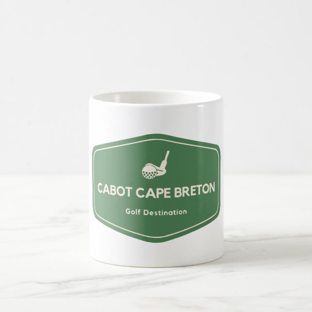 Cabot Cape Breton Canada Golf Destination Coffee Mug (Center)