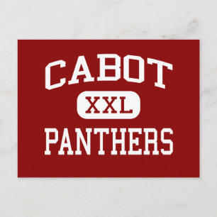 Cabot - Panthers - High School - Cabot Arkansas Postcard