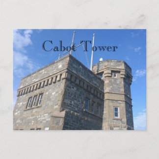 Cabot Tower Postcard