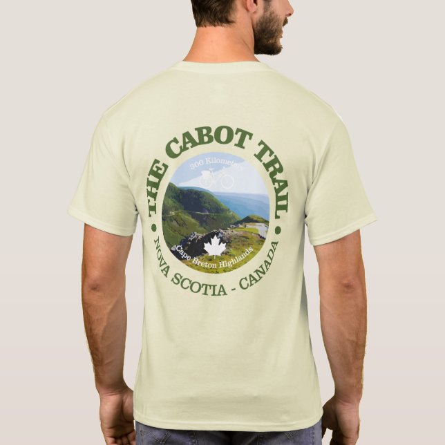 Cabot Trail (Cycling C) T-Shirt (Back)