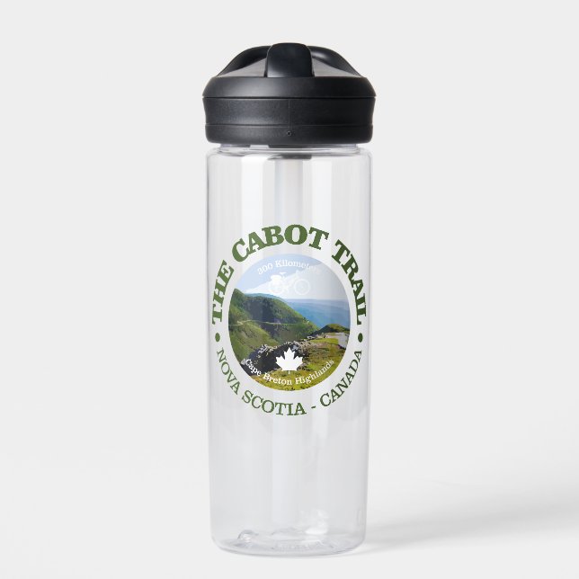 Cabot Trail (Cycling C)  Water Bottle (Front)