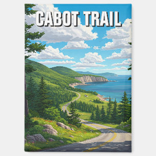 Cabot Trail Nova Scotia Canada Travel Magnet