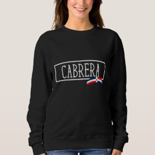Cabrera City Republica Dominicana Women Men Travel Sweatshirt