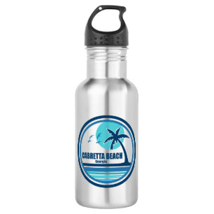 Cabretta Beach Georgia Palm Tree Birds 532 Ml Water Bottle