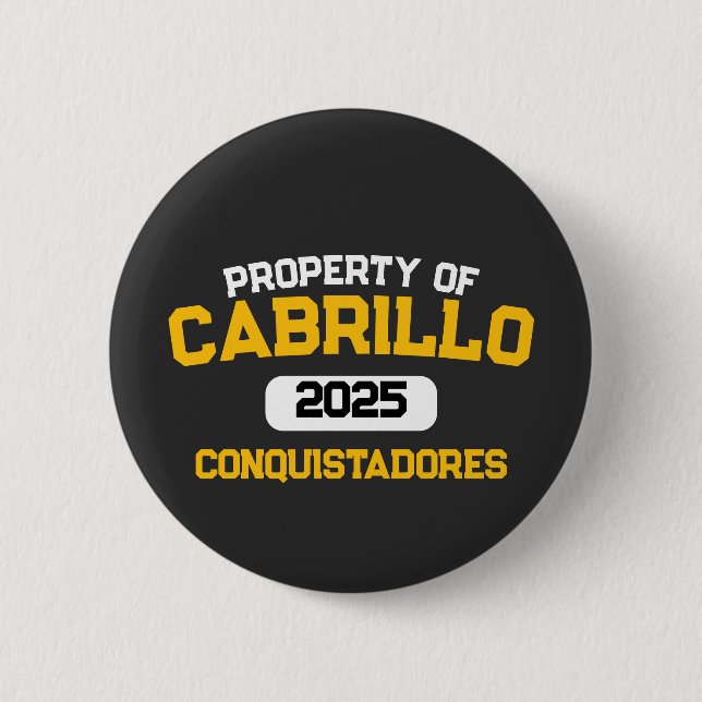 Cabrillo Library Hoodie 6 Cm Round Badge (Front)