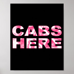 Cabs Here Gym Tan Laundry New Jersey Gtl Garden  Poster