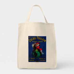 Cacao Poulain Vintage PosterEurope Tote Bag