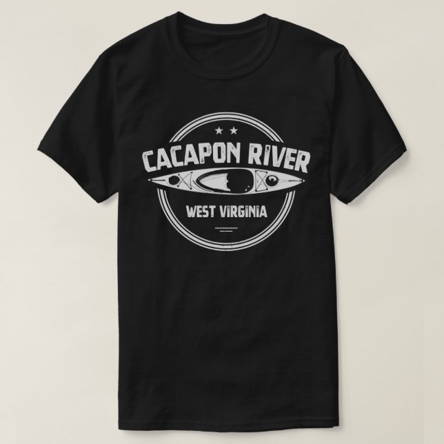 Cacapon River West Virginia T-Shirt (Design Front)
