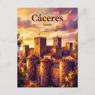 Cáceres Spain Postcard
