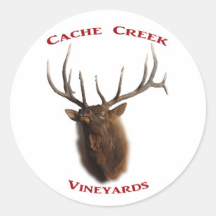 Cache Creek Vineyards Classic Round Sticker