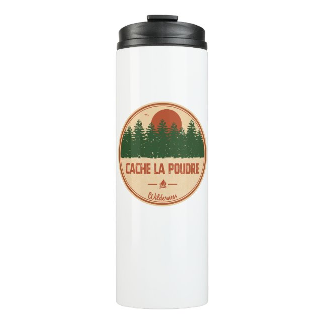 Cache La Poudre Wilderness Colorado Thermal Tumbler (Front)