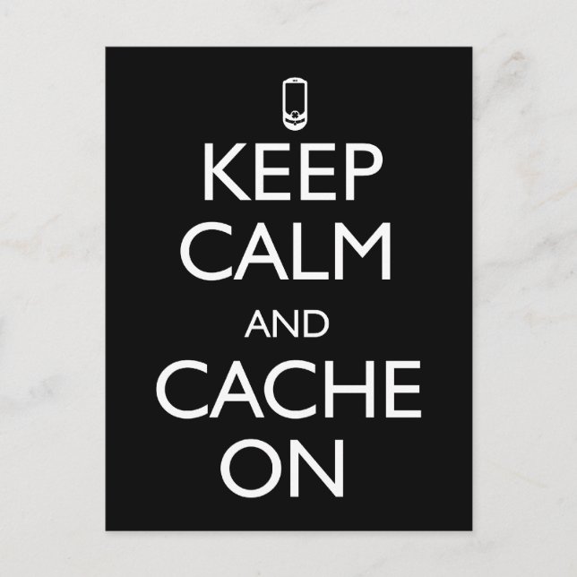 Cache On Postcard (Front)