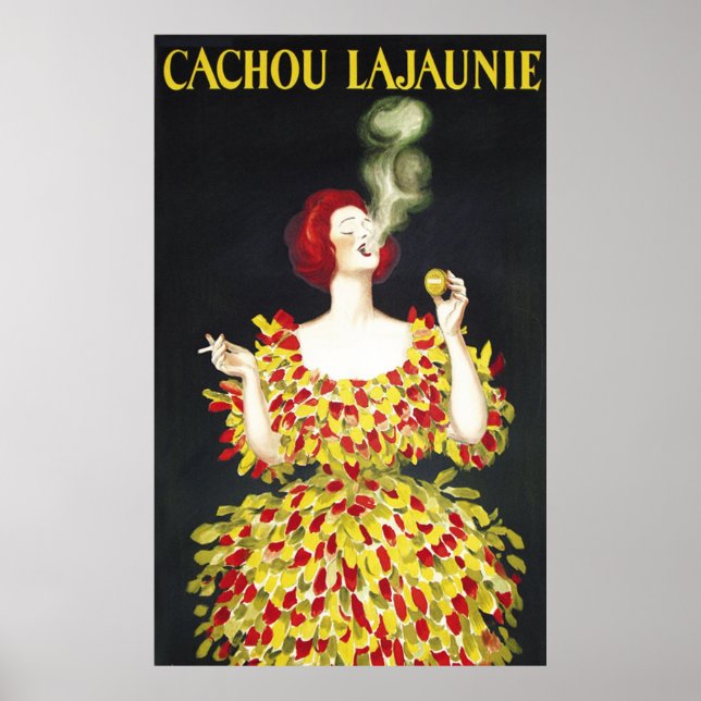 Cachou LaJaunie - Vintage Art Poster (Front)