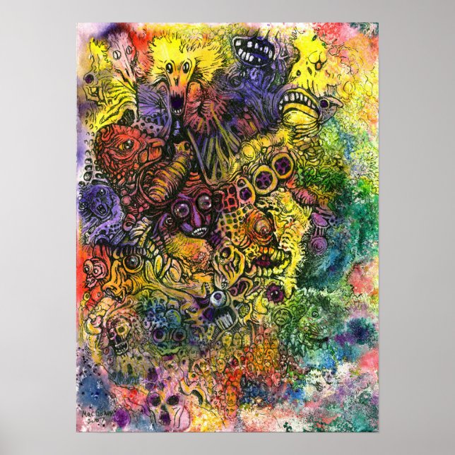 Cacophony of Colour Poster (Front)