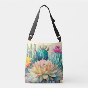 Cacti And Succulent Crossbody Bag
