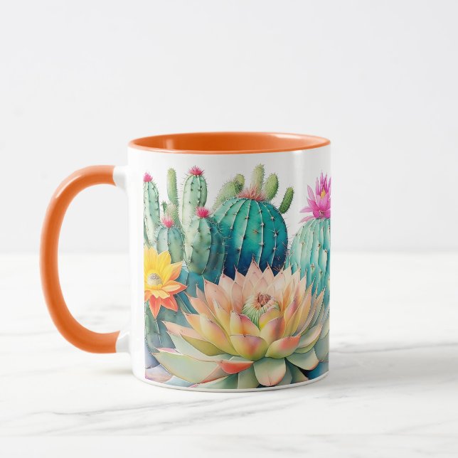 Cacti And Succulent Mug (Left)