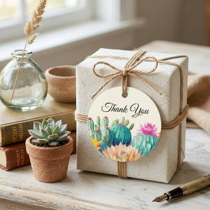 Cacti And Succulent Thank You Tags