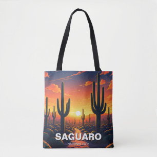 Cacti at Saguaro National Park Souvenir Tote Bag