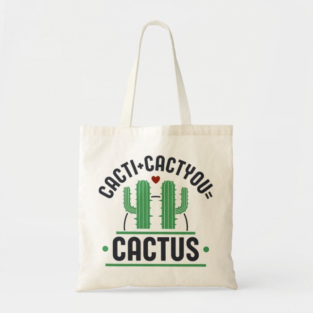 Cacti Cactyou Cactus Tote Bag (Front)